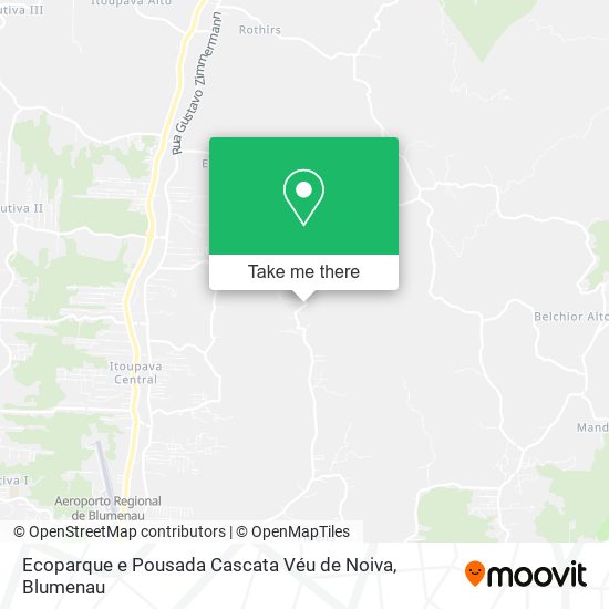 Ecoparque e Pousada Cascata Véu de Noiva map