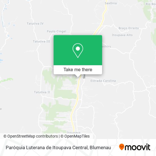 Paróquia Luterana de Itoupava Central map