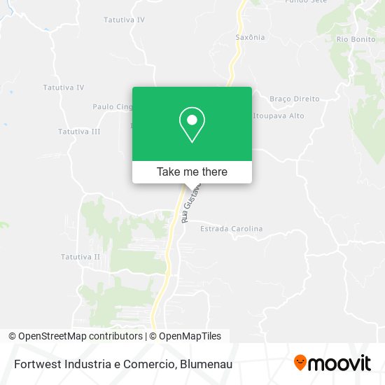 Fortwest Industria e Comercio map