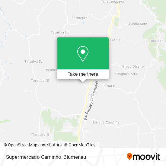 Supermercado Caminho map