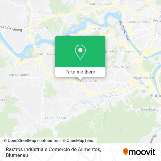 Rastros Indústria e Comercio de Alimentos map