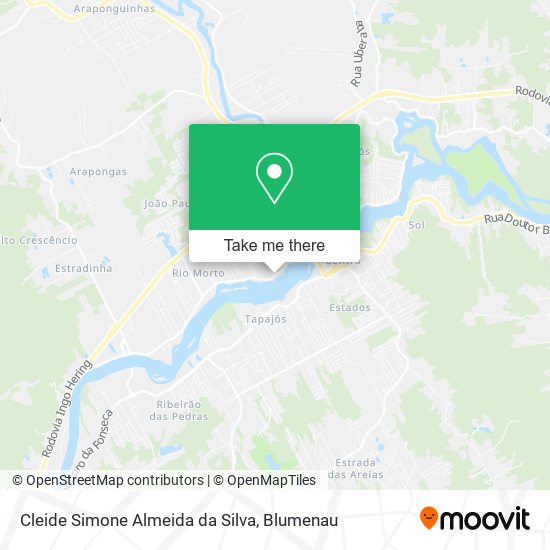 Mapa Cleide Simone Almeida da Silva