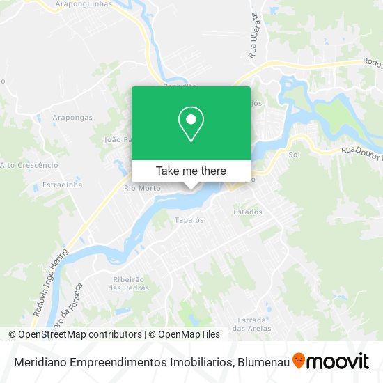 Mapa Meridiano Empreendimentos Imobiliarios