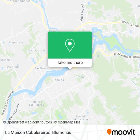 La Maison Cabelereiros map