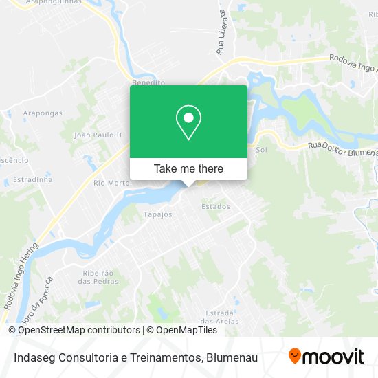 Indaseg Consultoria e Treinamentos map