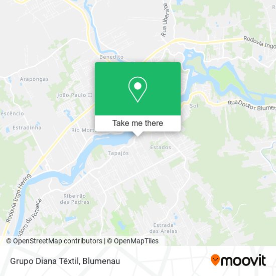 Grupo Diana Têxtil map