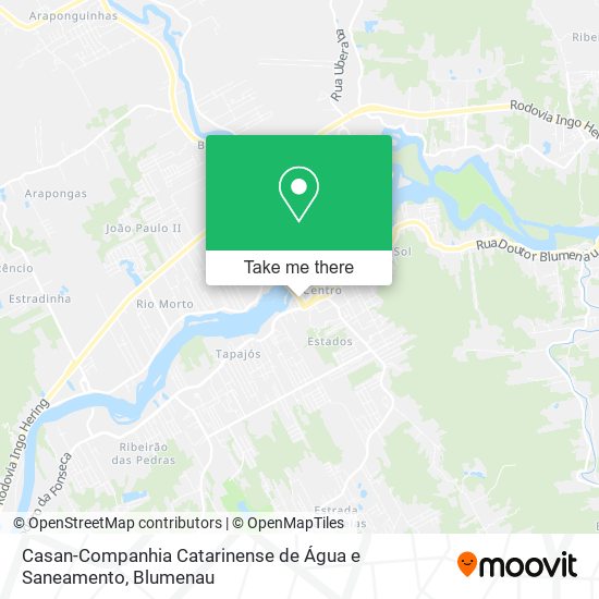 Casan-Companhia Catarinense de Água e Saneamento map