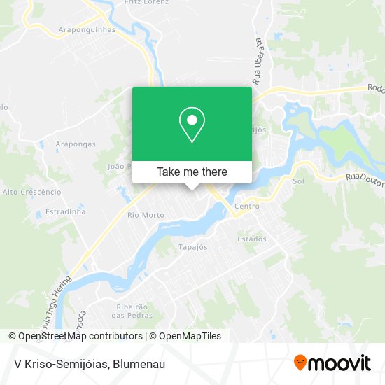 V Kriso-Semijóias map