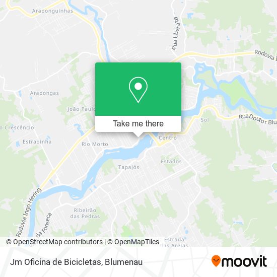 Jm Oficina de Bicicletas map
