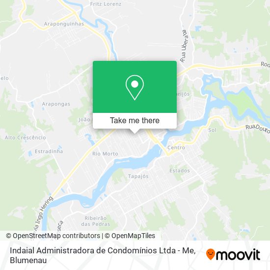 Indaial Administradora de Condomínios Ltda - Me map