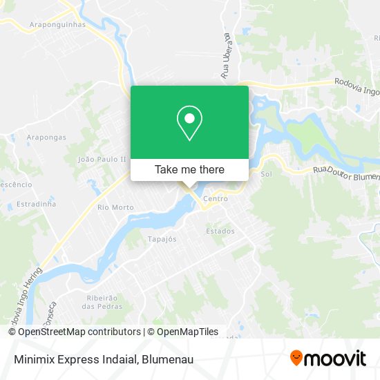 Minimix Express Indaial map