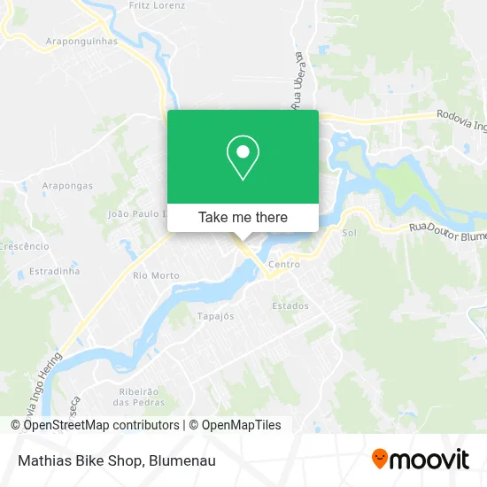 Mathias Bike Shop map