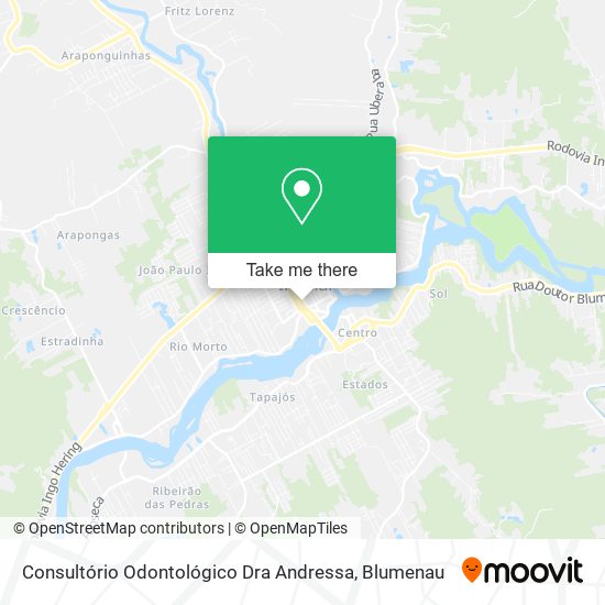 Consultório Odontológico Dra Andressa map