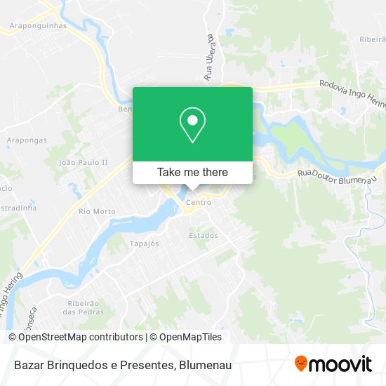 Bazar Brinquedos e Presentes map