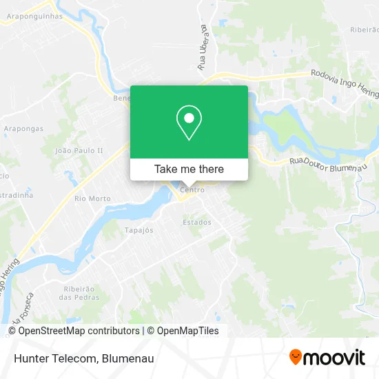 Hunter Telecom map