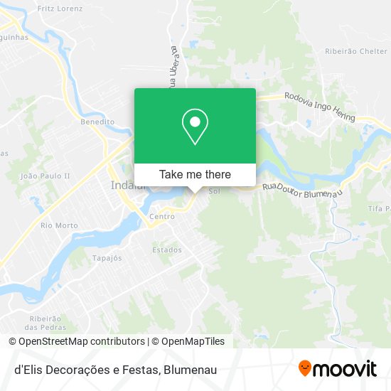 d'Elis Decorações e Festas map