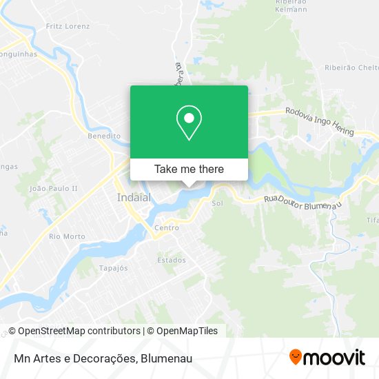 Mn Artes e Decorações map