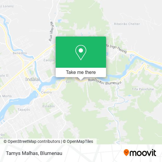 Tamys Malhas map