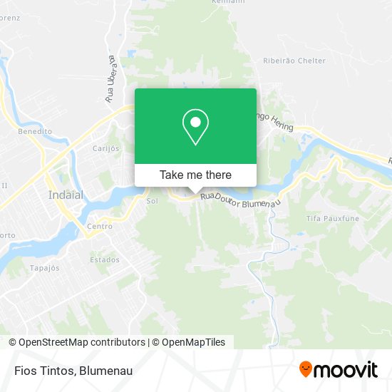 Fios Tintos map