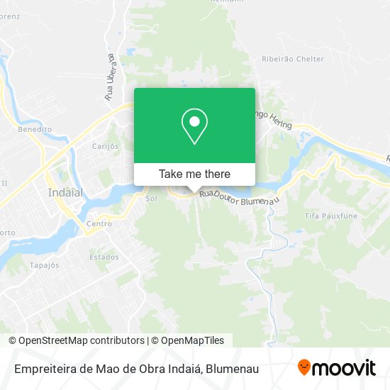 Empreiteira de Mao de Obra Indaiá map