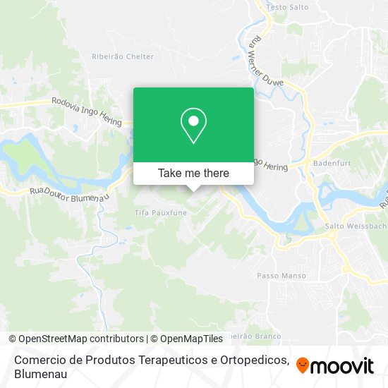 Comercio de Produtos Terapeuticos e Ortopedicos map