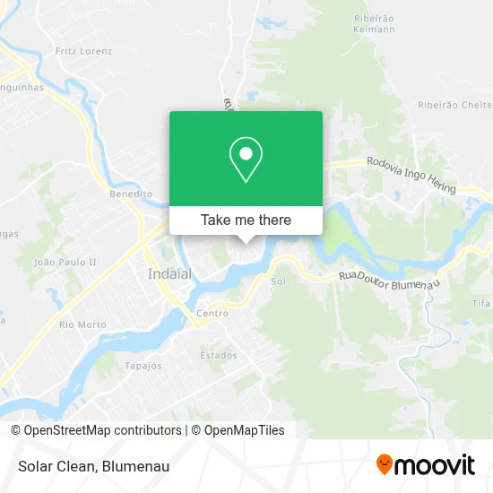 Solar Clean map
