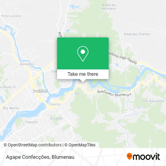 Agape Confecções map