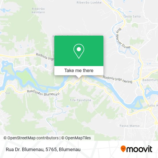 Rua Dr. Blumenau, 5765 map