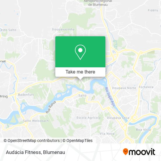 Audácia Fitness map