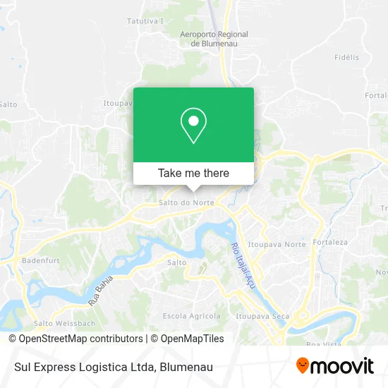 Sul Express Logistica Ltda map