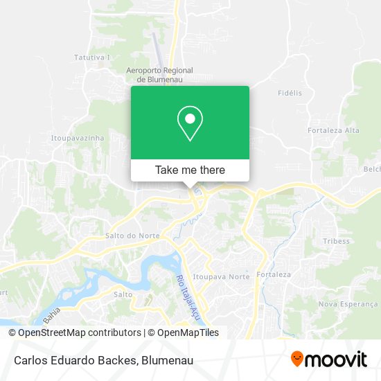 Carlos Eduardo Backes map