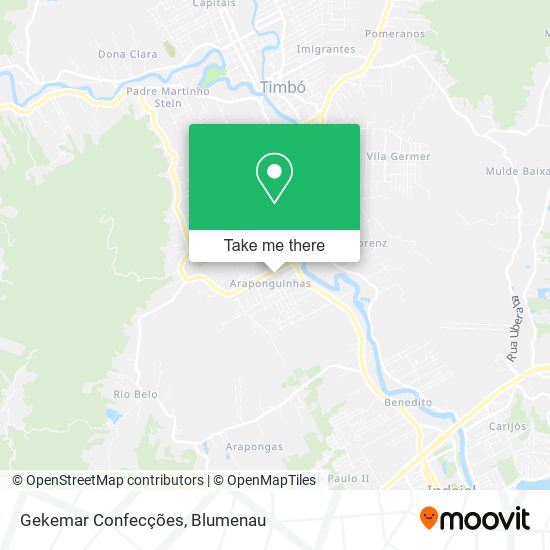 Gekemar Confecções map