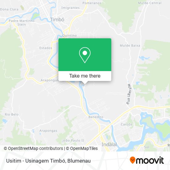 Usitim - Usinagem Timbó map