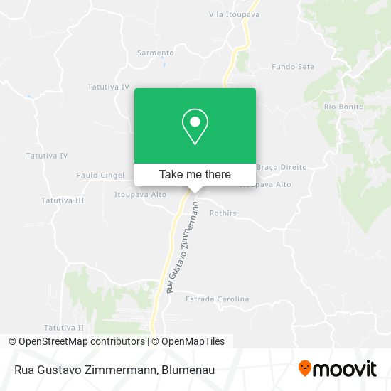 Rua Gustavo Zimmermann map