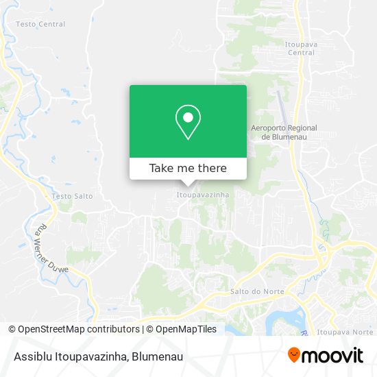 Mapa Assiblu Itoupavazinha