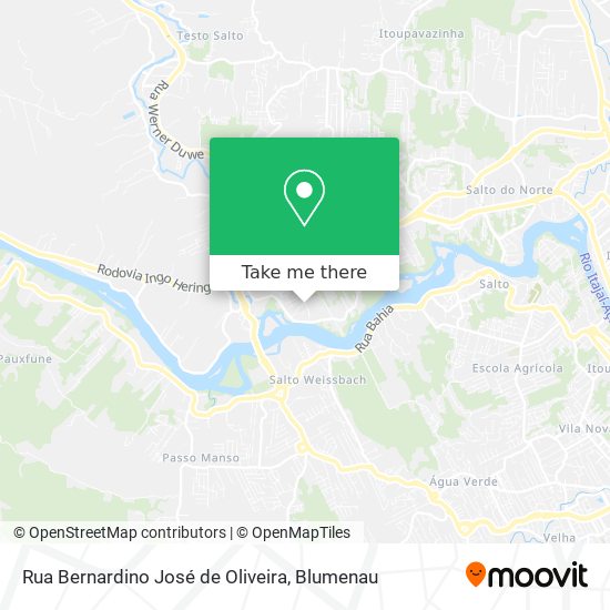 Rua Bernardino José de Oliveira map