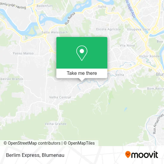 Berlim Express map