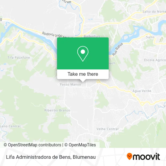 Lifa Administradora de Bens map