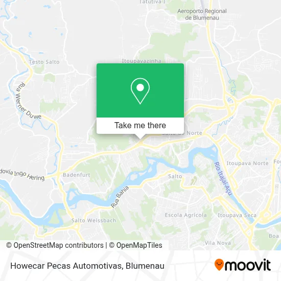 Howecar Pecas Automotivas map