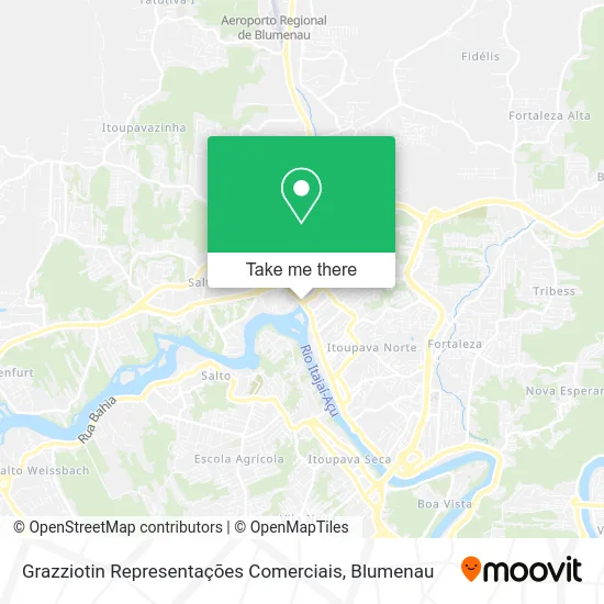 Mapa Grazziotin Representações Comerciais