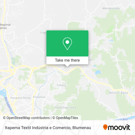 Itapema Textil Indústria e Comercio map