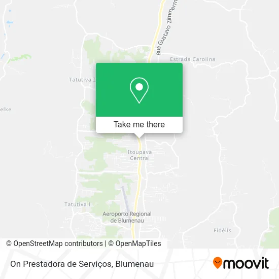 On Prestadora de Serviços map