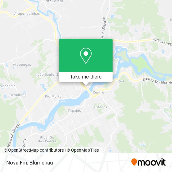 Mapa Nova Fm