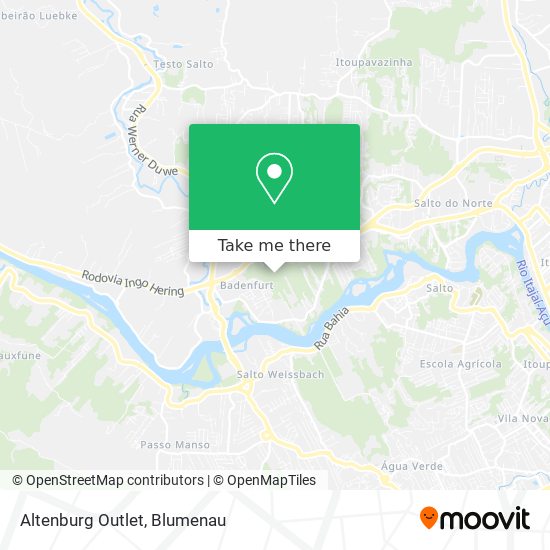 Altenburg Outlet map