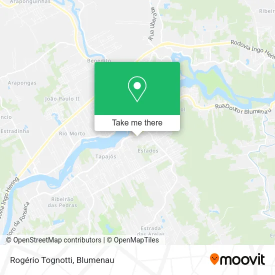 Rogério Tognotti map