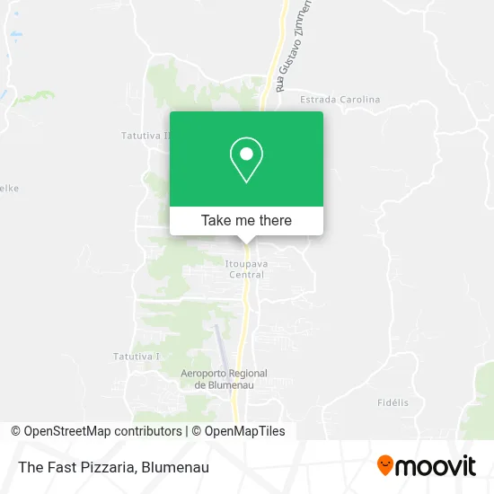 The Fast Pizzaria map