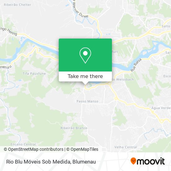 Rio Blu Móveis Sob Medida map