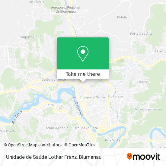 Unidade de Saúde Lothar Franz map