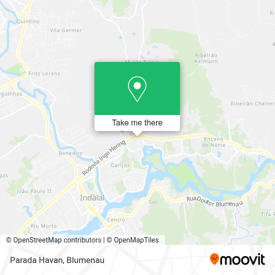 Parada Havan map