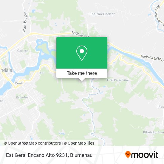 Est Geral Encano Alto 9231 map
